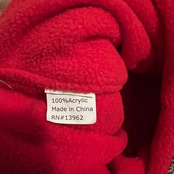 Brown Black Red Soft Knit Sock Monkey Winter Hat Beanie - Picture 2 of 4